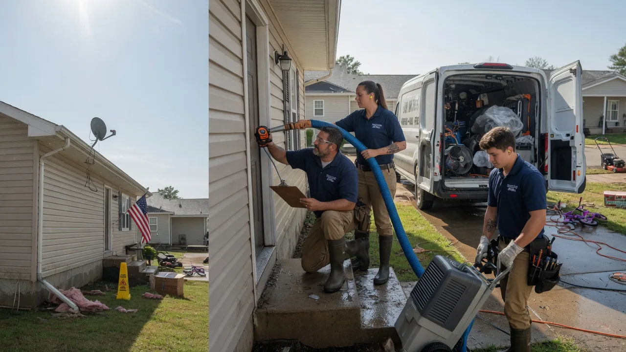 Ceiling Water Damage Restoration in Denver, MO near me